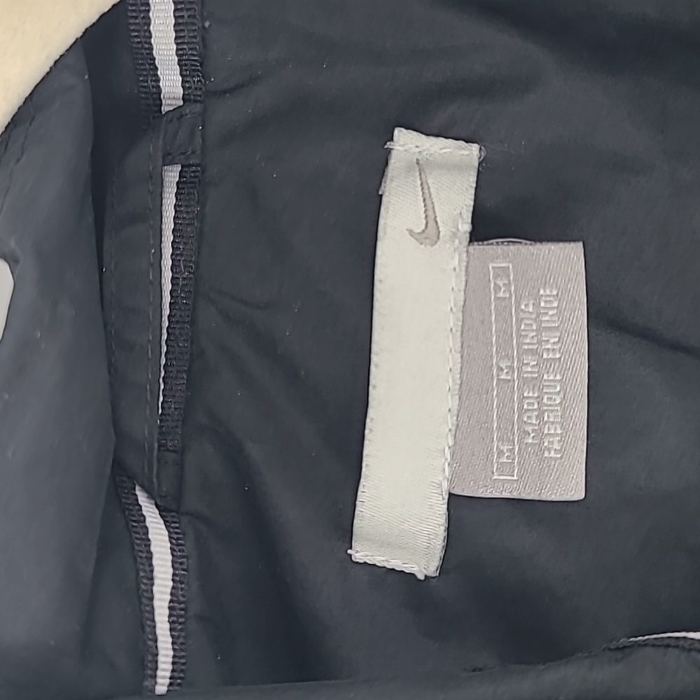 Vintage Nike windbreaker jacket medium black white gray zip up - Picture 5 of 10